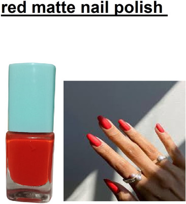 Luipui red matte nail polish pack of 1 awesome red
