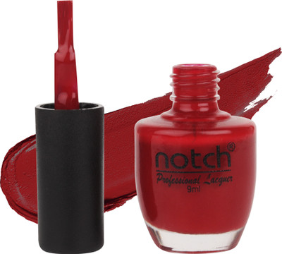Notch 9ml Long Lasting HD Finish Smooth Matte Look Nail Polish/Nail Enamel Maroon Story