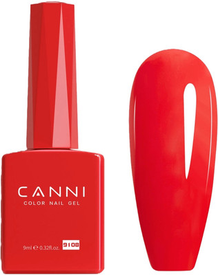 Canni HEMA FREE Color Nail Gel 9ml Red Color Need UV Light to Cure UV Gel Polish CC5-9108