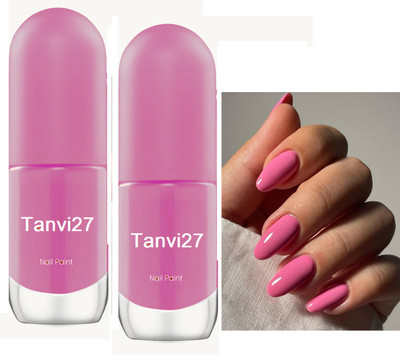 tanvi27 Combo Nail Lacquer Quick Dry Long Lasting Nova pink Nail Polish Nova pink