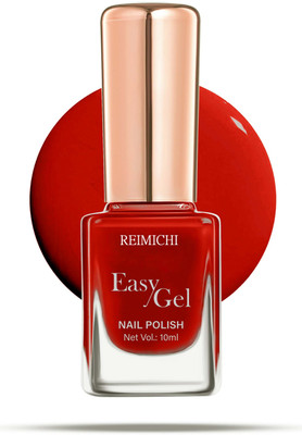 REIMICHI Smooth & Perfect Glossy Finish Quick-dry Formulated glossy Red nail Paint Red