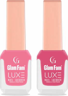 Glam Fam Luxe Pastel Pink and Salmon(Pack of 2)