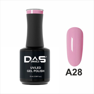 Das Dnails Soak Off UV LED HD Gel Polish -28 Bright Pink