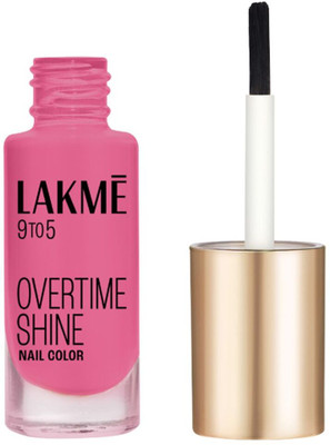 Lakmé 9 to 5 Primer + Gloss Nail Color Pink Pace