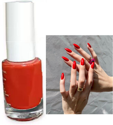 Luipui RED MATTE NAIL POLISH TRENDING LATEST PACK OF 1 RED