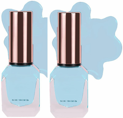 ADJD Combo Perfect Glossy Finish & Long Lasting Quick drying Sky Blue Sky Blue