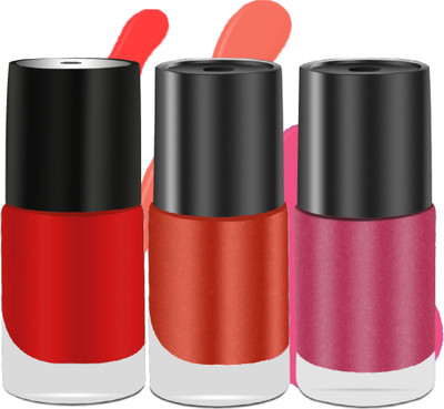 adbeni Nail Polish | Quick Drying & Smooth Application, Ultimate Splash(Pack of 3)