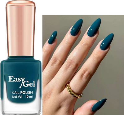 ADJD Nail Polish Super Shine Long Lasting Quick Drying Bottle blue Bottle blue