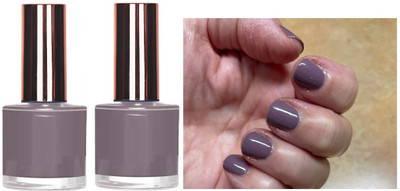 GFSU - GO FOR SOMETHING UNIQUE Quick Dry Nail Polish - Long Lasting nail poilsh grey(Pack of 2)