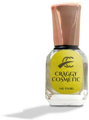 craggy cosmetic Nail Enamel Premium Glossy Nail Polish For Women's (Pack of 2) Yellow Yellow(Pack of 2)