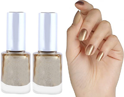 ADJD Combo New Quick Dry Long Lasting Nail Polish Resisting Formula GOLD