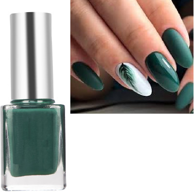 GABBU Best Pigmented & Long Stay Unique Matte Nail Paint MATTE dark green green