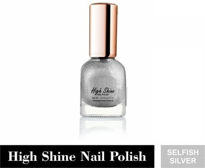 GFSU - GO FOR SOMETHING UNIQUE Best Glossy High Shine Nail Polish silver