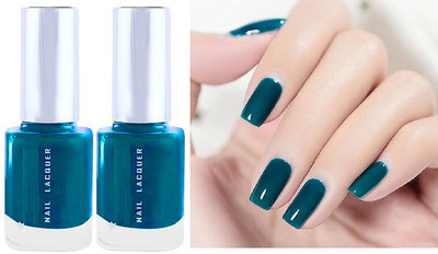 ADJD Combo Nail Polish Special Care For Thin, Soft And Weak Nails Bottle Blue Bottle Blue