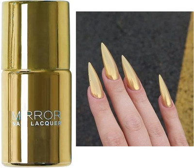 GFSU - GO FOR SOMETHING UNIQUE Metal Mirror Nail Polish Metallic Finish golden