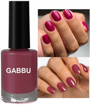 GABBU Nails Liquid Nail Polish Pink Shade For Long Lasting 12ml Pink