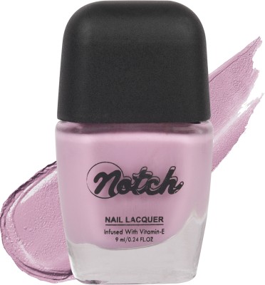 Notch 9ml Premium Long Lasting HD Finish Smooth Matte Look Nail Polish/Nail Enamel (My Pink)