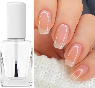 ADJD Nail Polish Long Lasting Quick Drying Glossy Finish Trasparent Trasparent