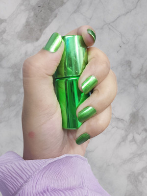 GABBU Quick Drying Long Lasting Metallic Effect Nail Art Polish Green
