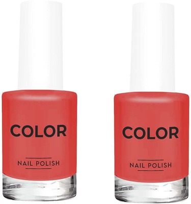 YAWI Quick-dry Formula , Smooth & Perfect Finish Nail Polish wild watermelon(Pack of 2)