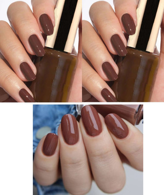 Latixmat Combo Quick Drying, Chip Resisting Formula with High Glossy Shine Nail Lacquer Cappuccino