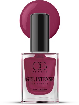 OG BEAUTY Burgundy Plum | Rich Plum Shade Nail Paint with Long-Lasting Shine Burgundy Plum