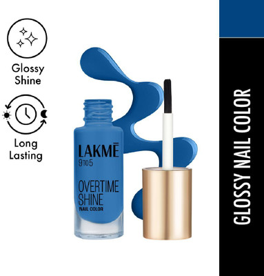 Lakmé 9to5 OT Shine NailPolish BlueOcean