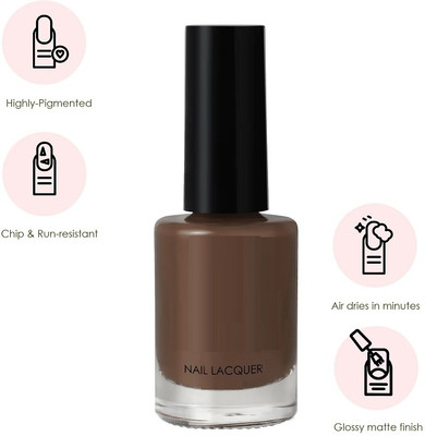 EVERERIN QUICK DRY TOXIC-FREE HIGH SHINE NAIL POLISH-Violet Macroon Violet Macroon
