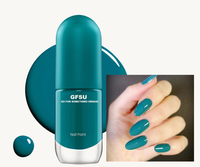 GFSU Glossy Finish Nail Polish Long lasting, Quick Dry Paint Ocean green