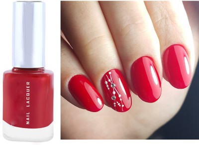 ADJD RED Super Stay Nail Polish, Smooth & Perfect Finish Nail Polish RED