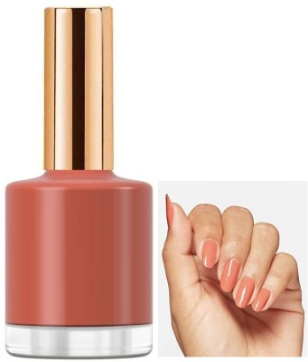 MYEONG Apricot Nail Polish Lustrous shine Long lasting Smooth Application Apricot