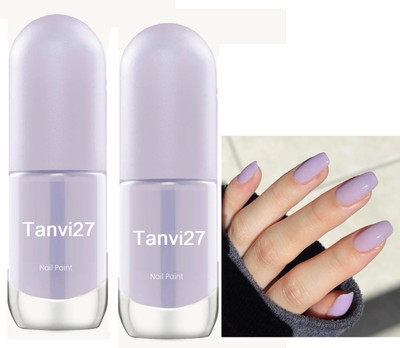 tanvi27 Combo Nail Lacquer Quick Dry Long Lasting Lavender Nail Polish Lavender