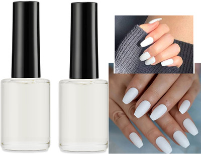 THTC INSTANT NAIL PAINT FOR STYLING NAILS QUICK DRYING WHITE WHITE