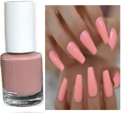 Luipui matte look nail paint pink color nice and stylish for fashion pack of 1 pink