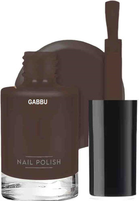 GABBU Quick Dry Long Lasting Smooth Finish Nail Polish Dark Brown