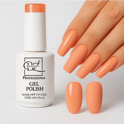 Beauzy Soak Off UV/LED Gel Polish 022 Peach Sorbet