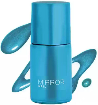 THTC Mirror Effect Nail Art Polish Metallic sky blue