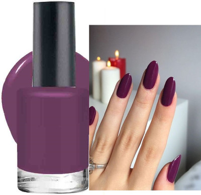 GABBU Glossy Finish & Breathable Nail Paint eggplant purple