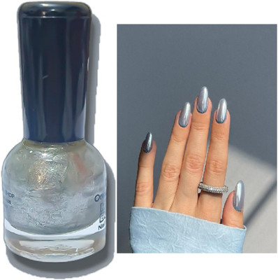 Luipui BEST SILVER NAIL POLISH TRENDING PACK OF 1 SILVER
