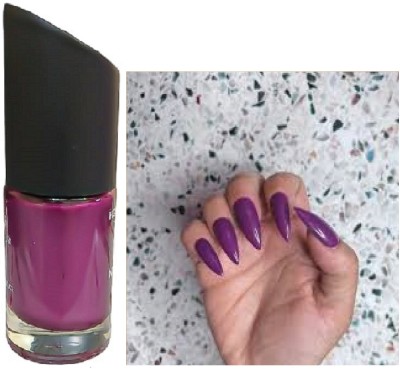 Luipui purple shimmer nail polish 12 (ml) long lasting nail paint PURPLE