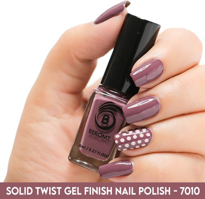 BEROMT SOLID TWIST GEL FINISH NAIL POLISH - BNP7010 Light Plump
