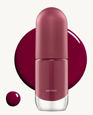 Jiwoo Chip Resistant, No Harmful Chemicals Quick Drying, Long Lasting Nailpaint rose maroon