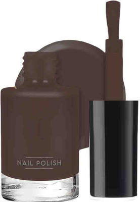 THTC Long-lasting & Vibrant Nail Paint | Natural Nail Polish with High Gloss choco brown