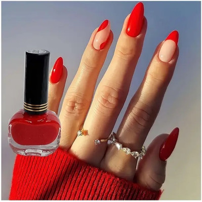 GFSU - GO FOR SOMETHING UNIQUE Quick Dry Long Lasting Smooth Finish Nail Polish Red