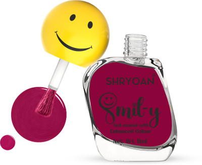 Shryoan Smil-y Glossy Nail Enamel With Enhanced Color | Long Lasting Nail Polish | Shade - 57, Pack of 1