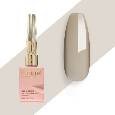 Emigel Professional UV Gel Nail Polish SILVER 009| Cured With UV LED Lamp, Super Glossy Finish, 12ml PALE SILVER