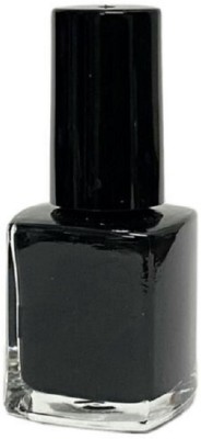 HUZURLU HIGEST QUALITY RED MATTE FINISH WATER PROOF & LONG LASTING NAIL PAINT Black