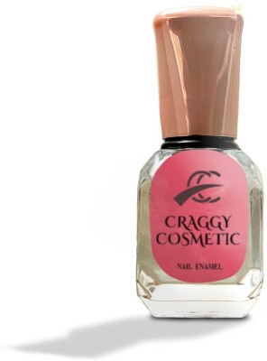 craggy cosmetic Nail Enamel Premium Glossy Nail Polish For Women's (Pack of 2) Pink Pink(Pack of 2)