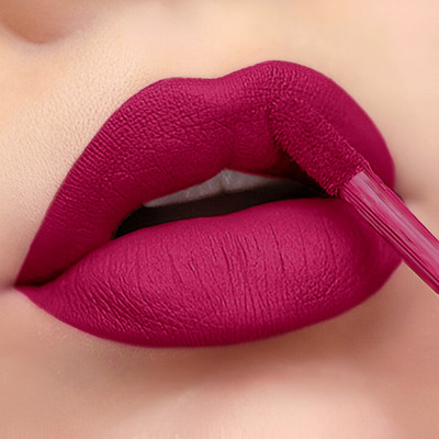 BellaBloom Ruby Red Liquid Matte Waterproof Lipstick Ruby red