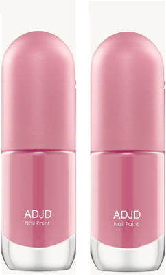 ADJD Rich Pink Nail Shade Pack Of 2 Barbie Pink(Pack of 2)